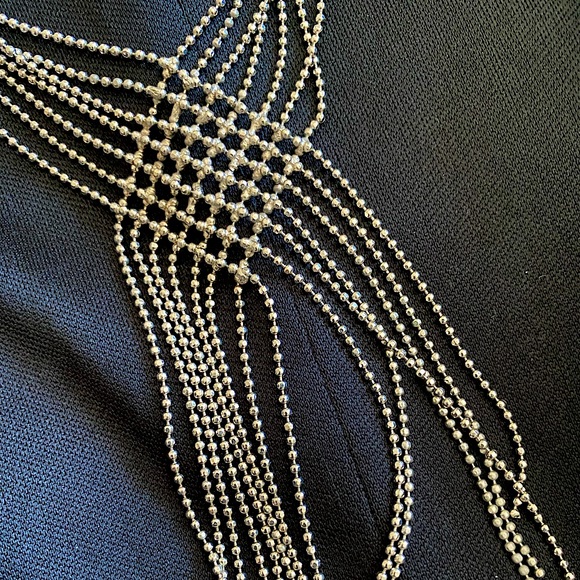 Silver Necklace with Matching Earrings. - Picture 1 of 5